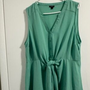 Torrid Light Green Sleeveless Top